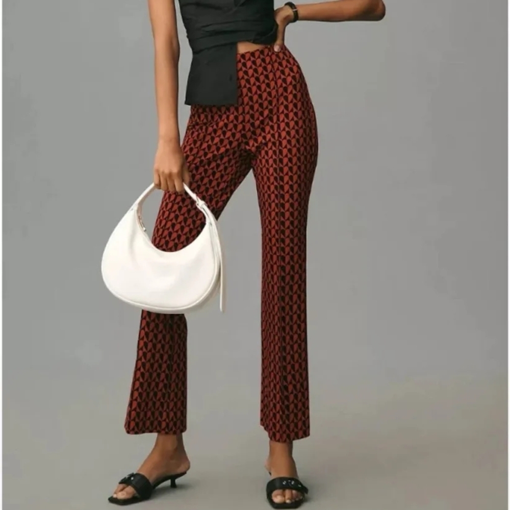 Geometric Heart Maeve Anthropologie Pants